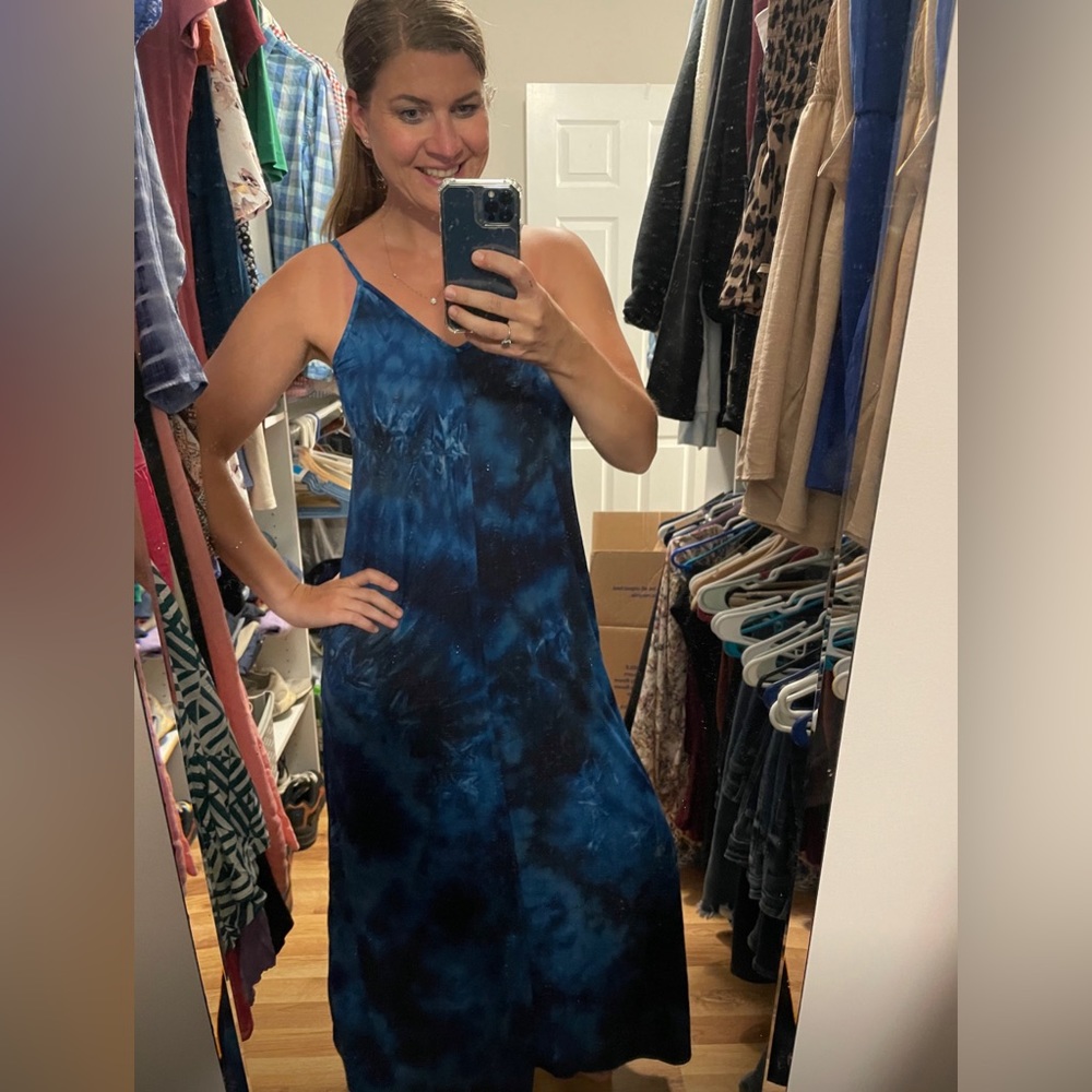 Pacific Blue Maxi Dress